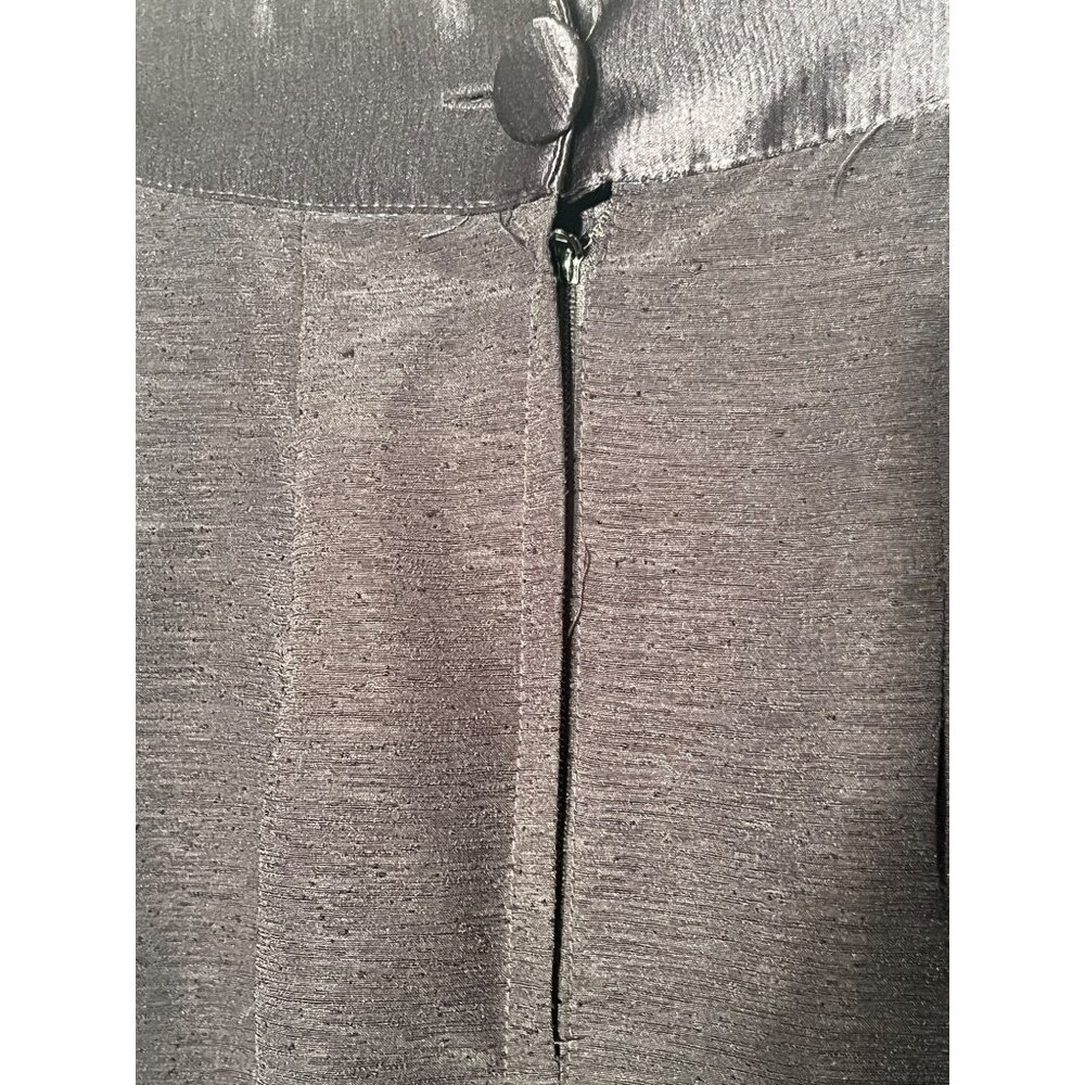 2 Size 10 Pencil Skirts Black Purple Career  Church - Picture 11 of 16